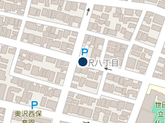 三井のリパーク 奥沢８丁目の位置