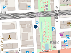 三井のリパーク 緑４丁目の位置