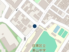 三井のリパーク 目黒東山２丁目の位置