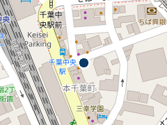 三井のリパーク 本千葉町の位置