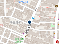 三井のリパーク 千住仲町の位置