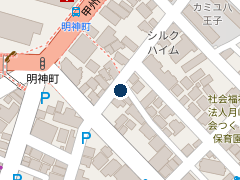 三井のリパーク 八王子明神町１丁目の位置