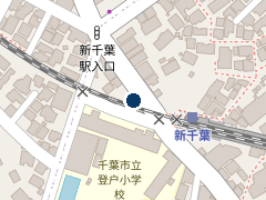 三井のリパーク 新千葉駅前の位置