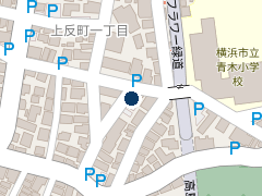 三井のリパーク 横浜上反町１丁目第２の位置