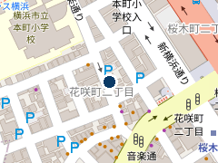 三井のリパーク 横浜花咲町２丁目の位置