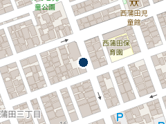 三井のリパーク 西蒲田３丁目の位置