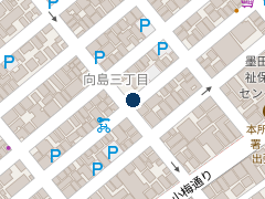 三井のリパーク 向島３丁目第２の位置