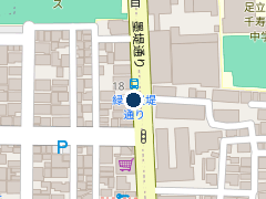 三井のリパーク 千住緑町３丁目の位置