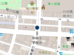 三井のリパーク 入船１丁目の位置