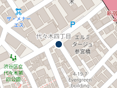 三井のリパーク 代々木４丁目第６の位置