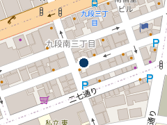 三井のリパーク 九段南３丁目第２の位置