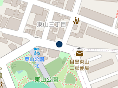 三井のリパーク 目黒東山３丁目の位置