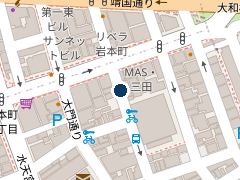 三井のリパーク 岩本町２丁目第４の位置