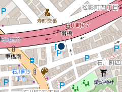 三井のリパーク 石川町５丁目の位置