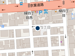 三井のリパーク 緑４丁目第５の位置