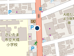三井のリパーク 城北信用金庫大宮支店の位置