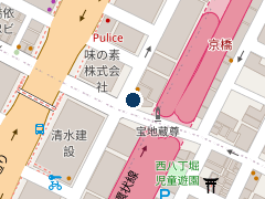 三井のリパーク 京橋１丁目第４の位置