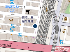 三井のリパーク 浜松町２丁目第３の位置