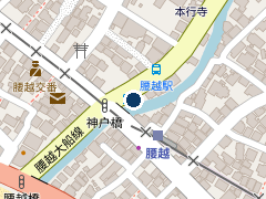 三井のリパーク 腰越駅前の位置