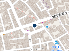 三井のリパーク 中野１丁目の位置