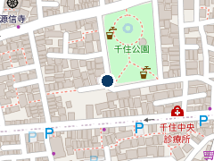 三井のリパーク 千住大川町の位置