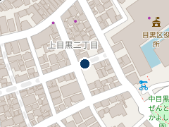三井のリパーク 上目黒２丁目第７の位置