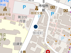 三井のリパーク 鎌倉御成町第２の位置