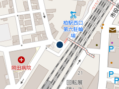 三井のリパーク 柏末広町第７の位置