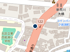 三井のリパーク 岩淵町第３の位置
