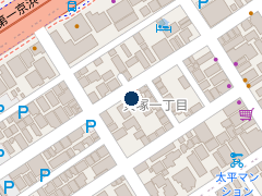 三井のリパーク 川崎貝塚１丁目の位置