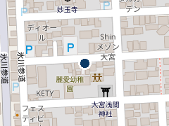 三井のリパーク 大宮浅間町２丁目の位置