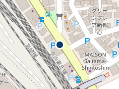 三井のリパーク さいたま新都心駅東口第３の位置