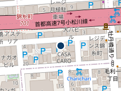 三井のリパーク 江東橋５丁目第２の位置