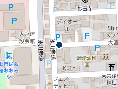 三井のリパーク 大宮浅間町１丁目第２の位置