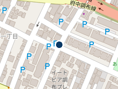 三井のリパーク 調布下石原１丁目第２の位置