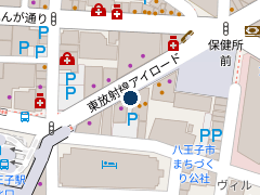 三井のリパーク 八王子駅前の位置