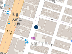 三井のリパーク 入船３丁目第２の位置