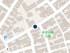 三井のリパーク 本天沼１丁目の位置
