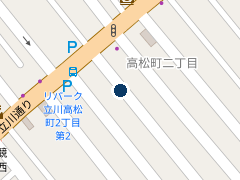 三井のリパーク 立川高松町２丁目第７の位置