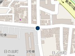 三井のリパーク 日の出町団地の位置