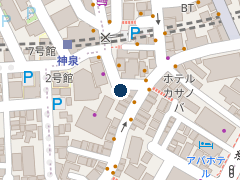 三井のリパーク 神泉駅前の位置