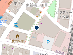 三井のリパーク ＮＢＦコモディオ汐留の位置