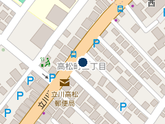 三井のリパーク 立川高松町３丁目の位置