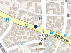 三井のリパーク 鎌倉大町１丁目第３の位置