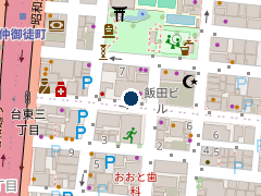 三井のリパーク 台東４丁目第６の位置