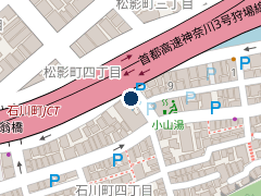三井のリパーク 横浜石川町４丁目の位置