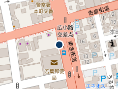 三井のリパーク 千葉広小路の位置