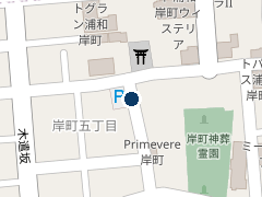 三井のリパーク 浦和岸町５丁目の位置