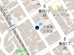 三井のリパーク ポスパーク西千葉の位置
