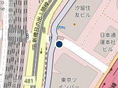 三井のリパーク 東新橋１丁目第３の位置